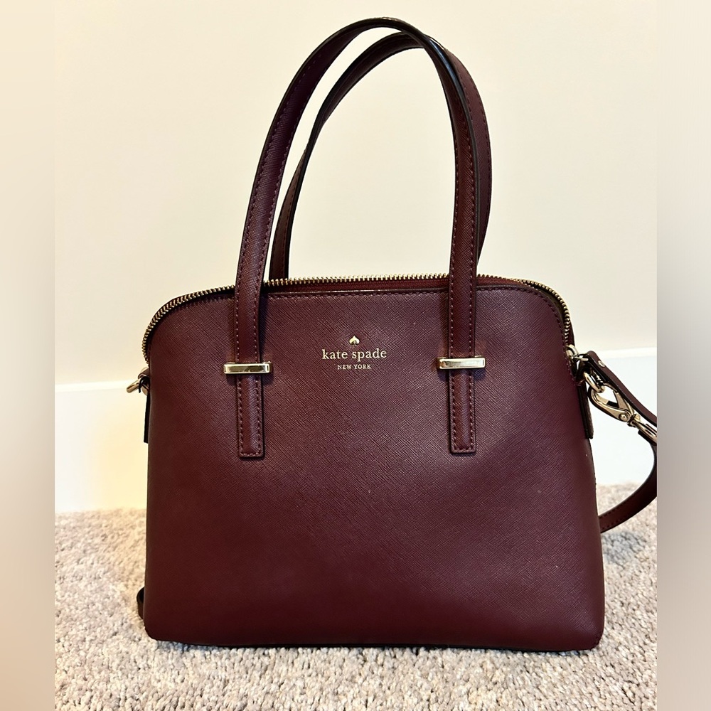 Kate Spade Maroon Purse & Wallet